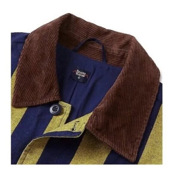 Rowing Blazers X Target Vertical Stripe Corduroy Collared Canvas Jacket NWT - Picture 3 of 4